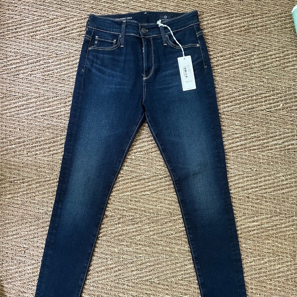 NWT! AG Jeans Adriano Goldschmied Farrah High-Rise Skinny Ankle Jean 25R